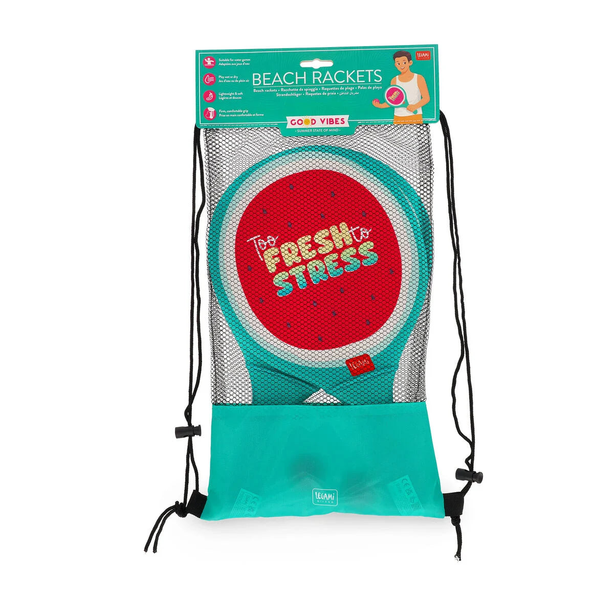 Legami. Beach Rackets - Watermelon
