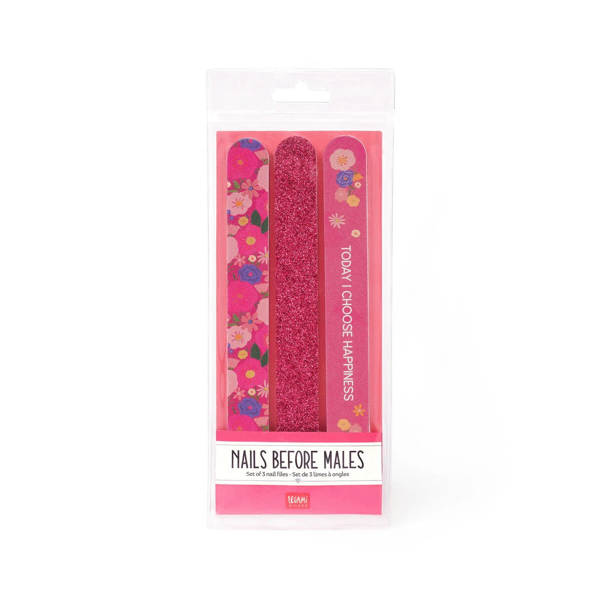Set of 3 Flowers Nail Files - Nails Before Males