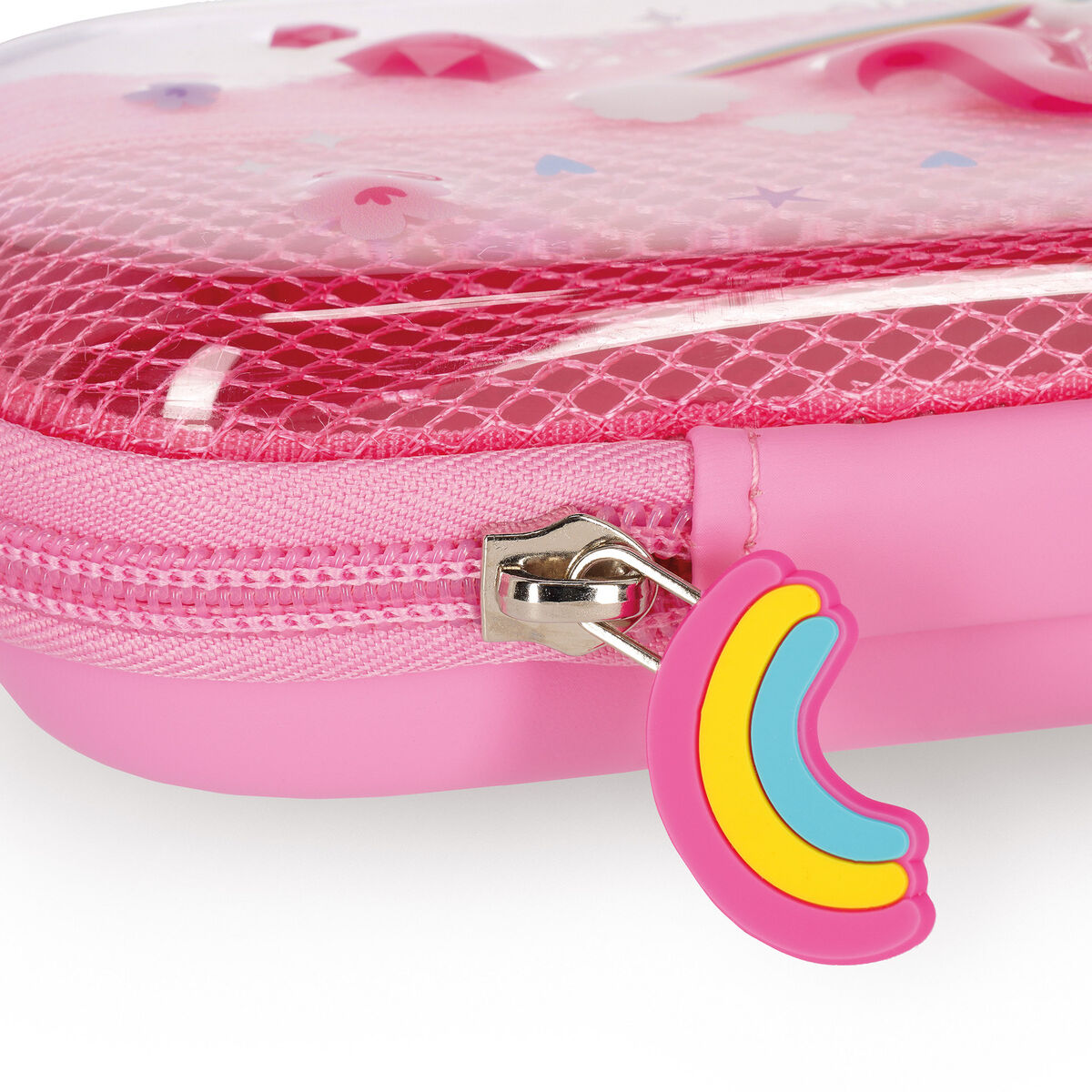 Legami Unicorn Rigid Transparent Pencil Case - WonderWow