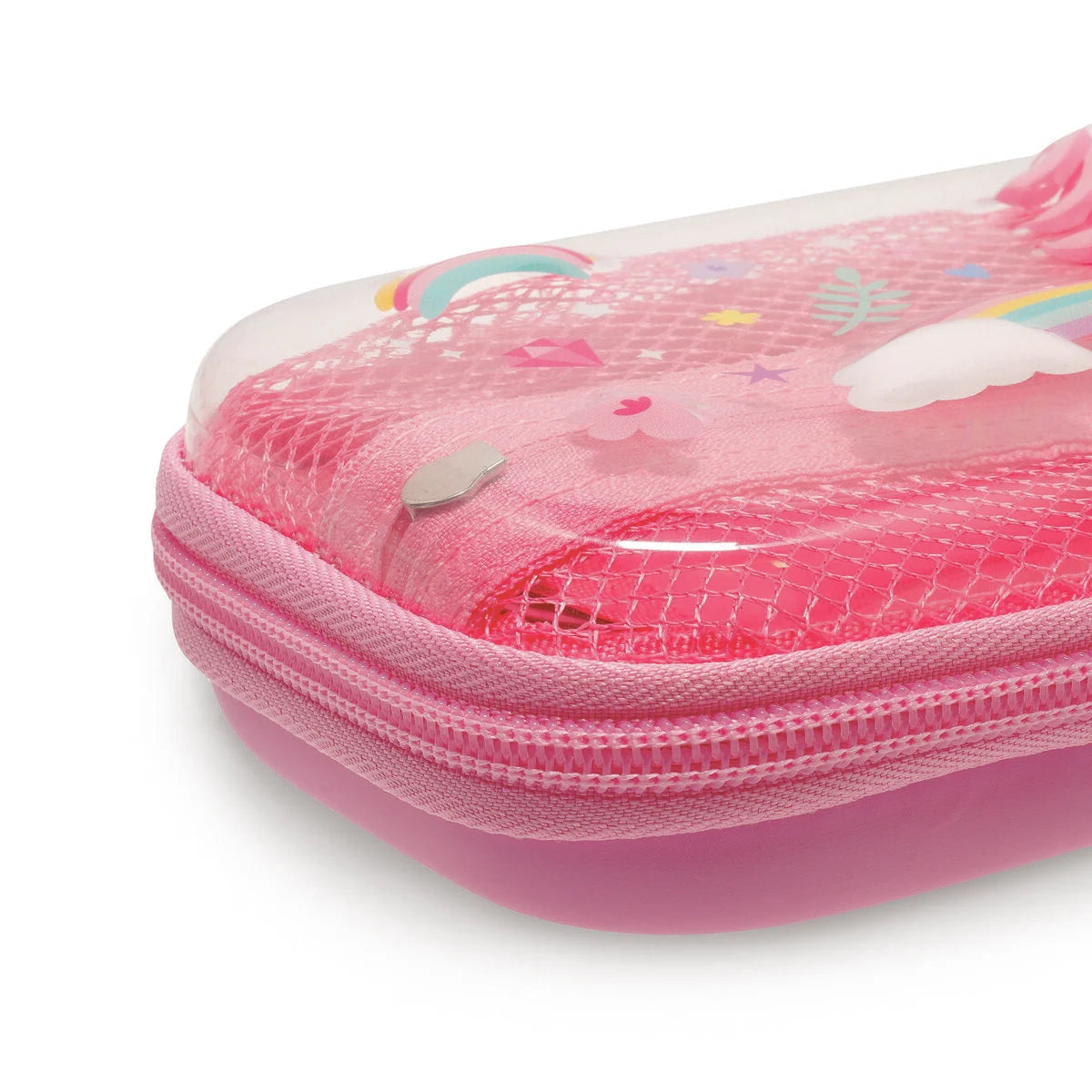 Legami Unicorn Rigid Transparent Pencil Case - WonderWow