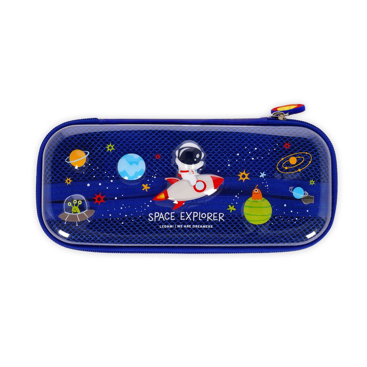 Legami Space Rigid Transparent Pencil Case - WonderWow
