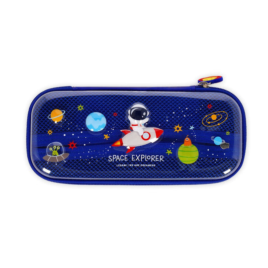 Legami Space Rigid Transparent Pencil Case - WonderWow