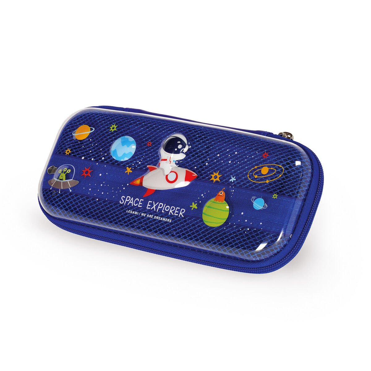 Legami Space Rigid Transparent Pencil Case - WonderWow