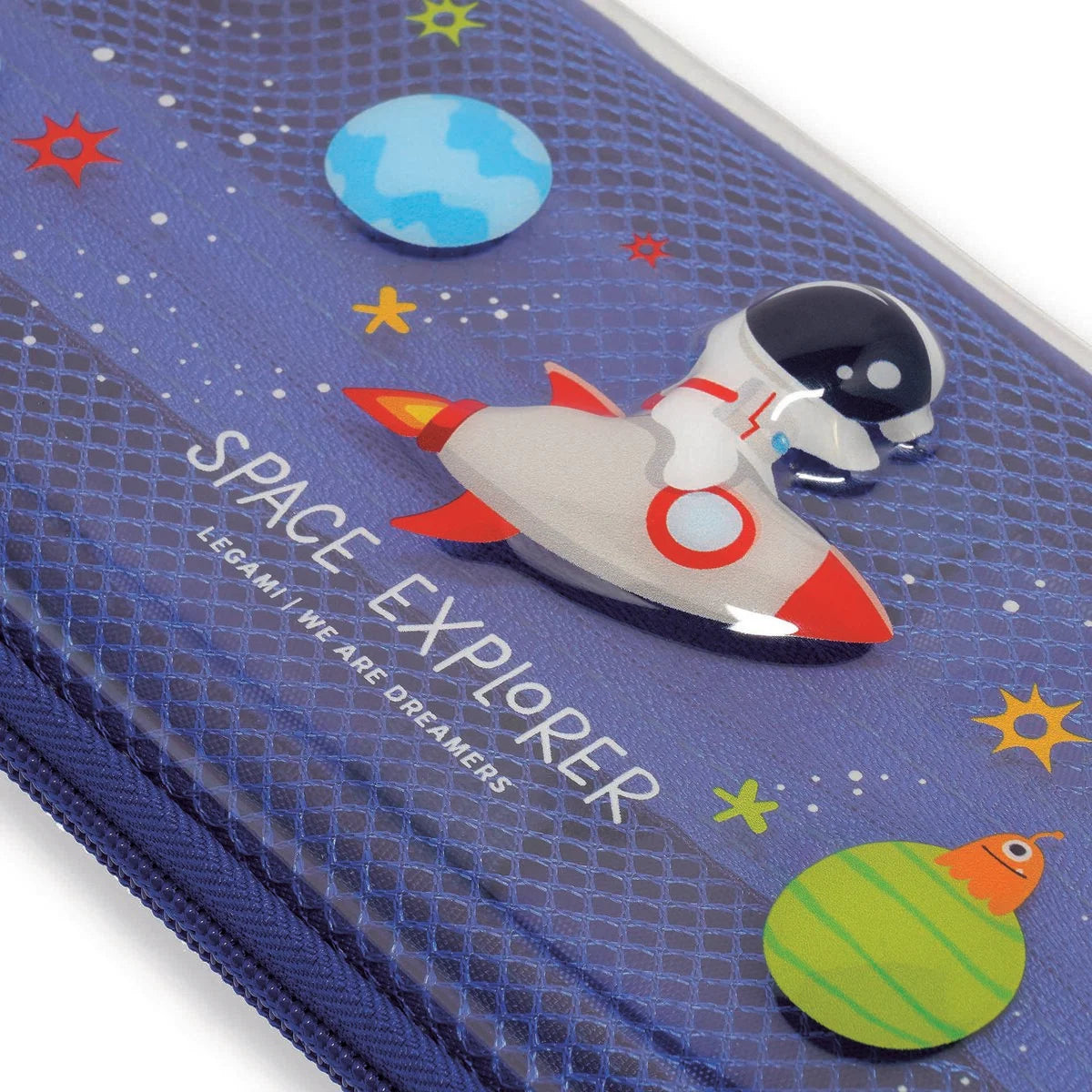 Legami Space Rigid Transparent Pencil Case - WonderWow