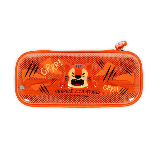 Legami Tiger Rigid Transparent Pencil Case - WonderWow