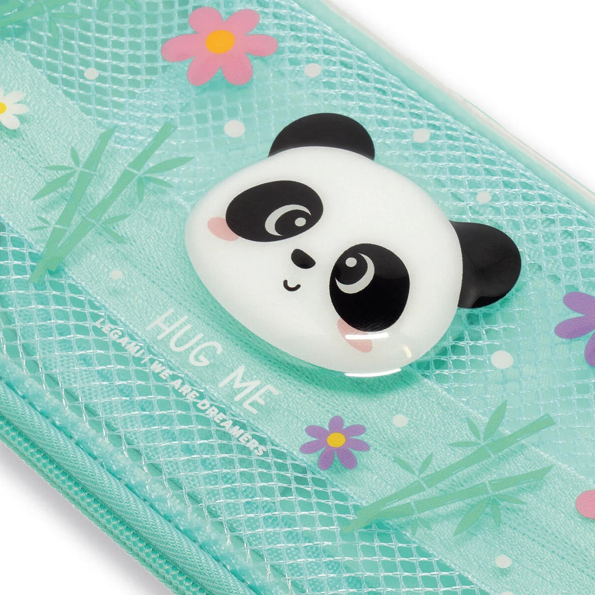Panda Rigid Transparent Pencil Case - WonderWow