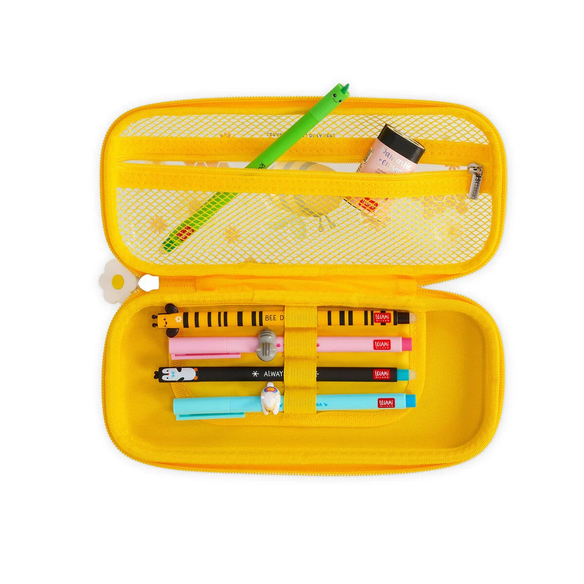 Legami Plush – Bee Rigid Transparent Pencil Case - WonderWow