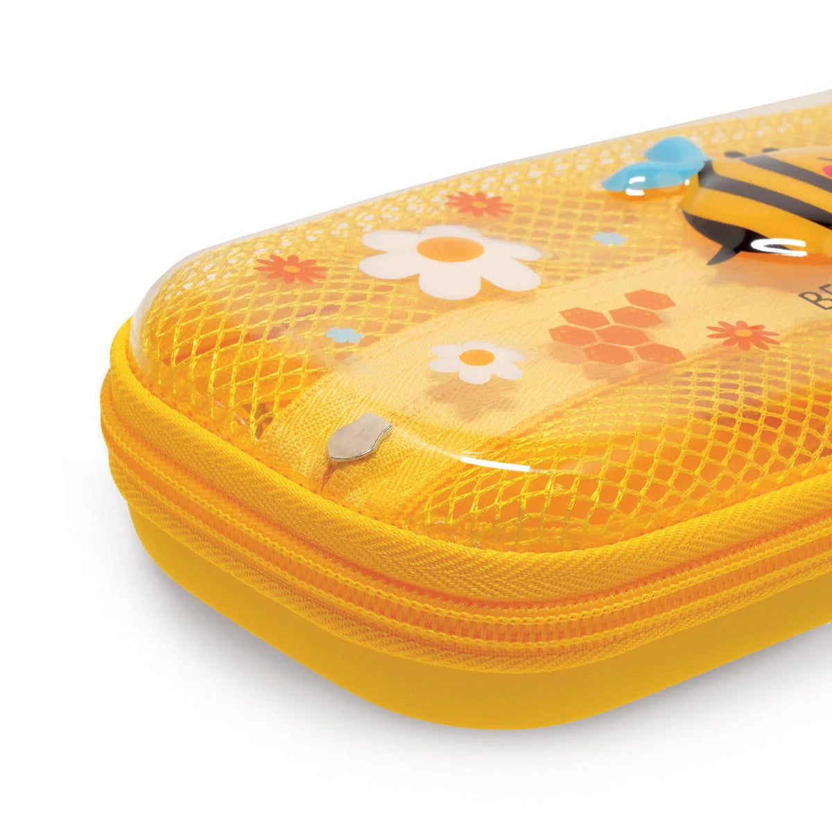 Legami Plush – Bee Rigid Transparent Pencil Case - WonderWow