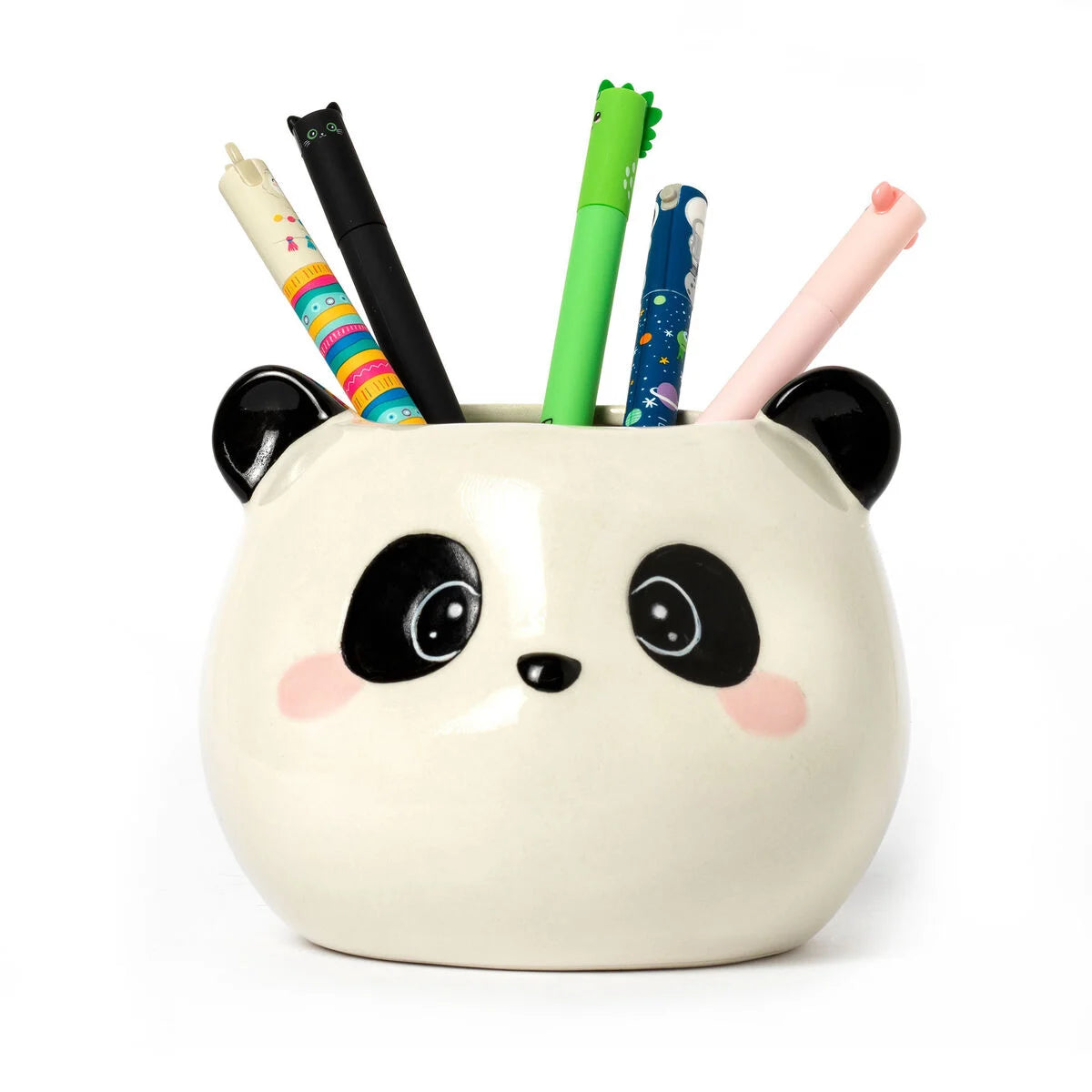 LEGAMI. Panda Ceramic Pen Holder - Desk Friends