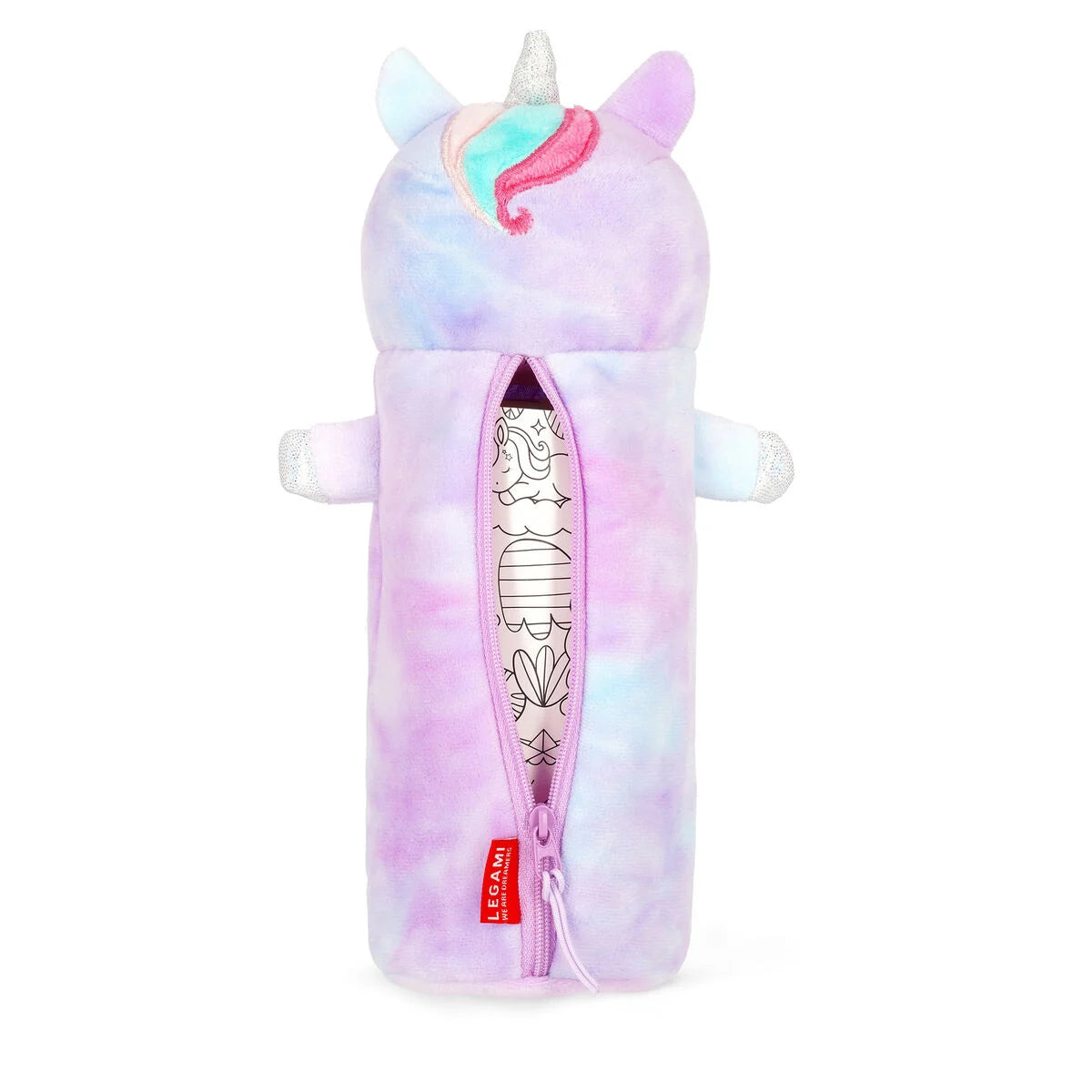 Unicorn "Believe in Magic" Soft Plush Pencil Case - Super Soft!