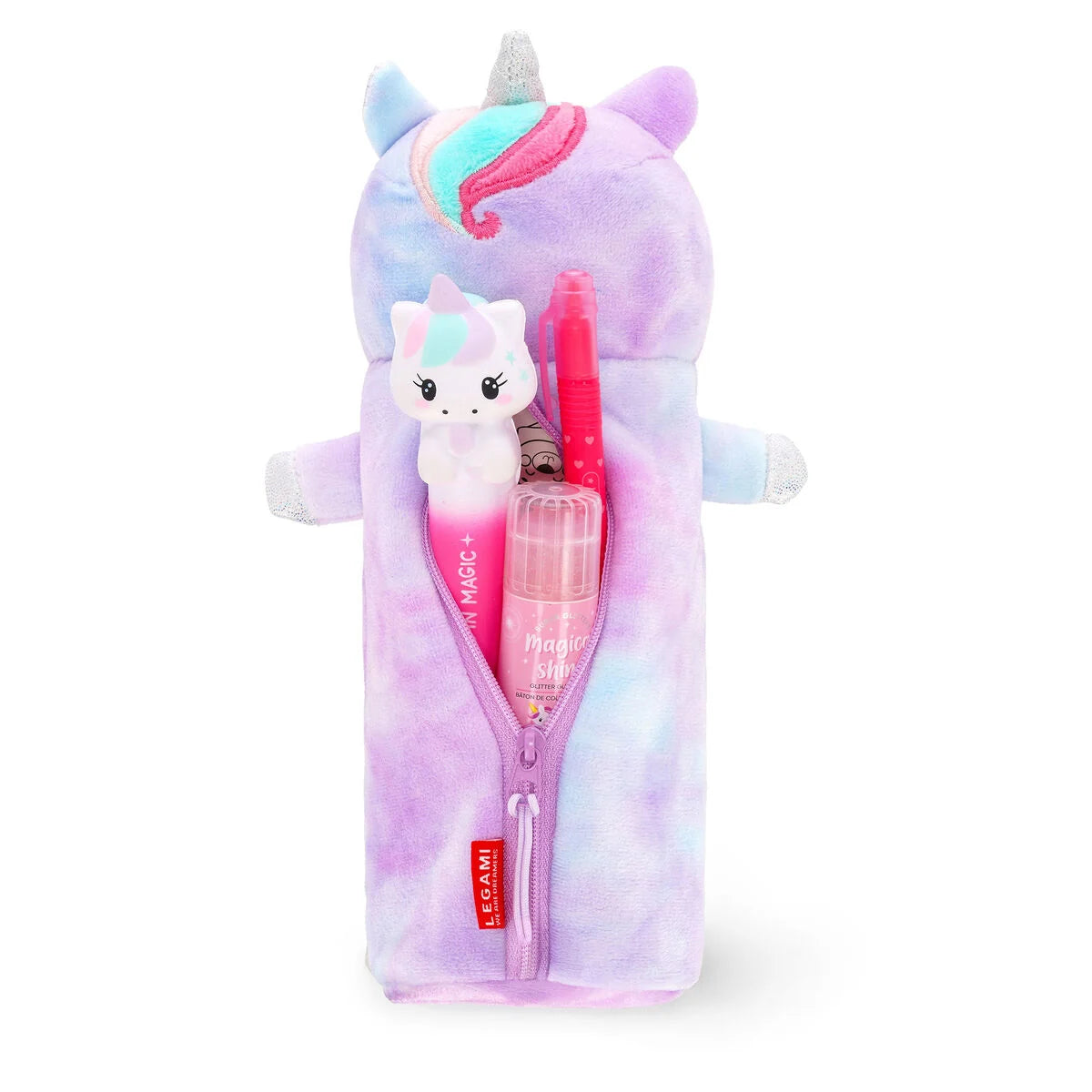 Unicorn "Believe in Magic" Soft Plush Pencil Case - Super Soft!