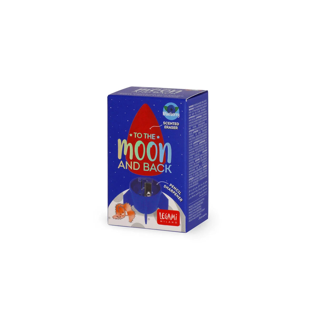 Legami Pencil Sharpener & Eraser – To The Moon Space
