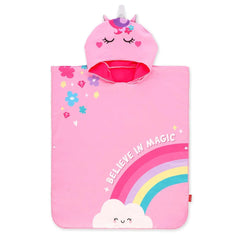 Legami. Unicorn Towelling Poncho For Kids - Kids Poncho