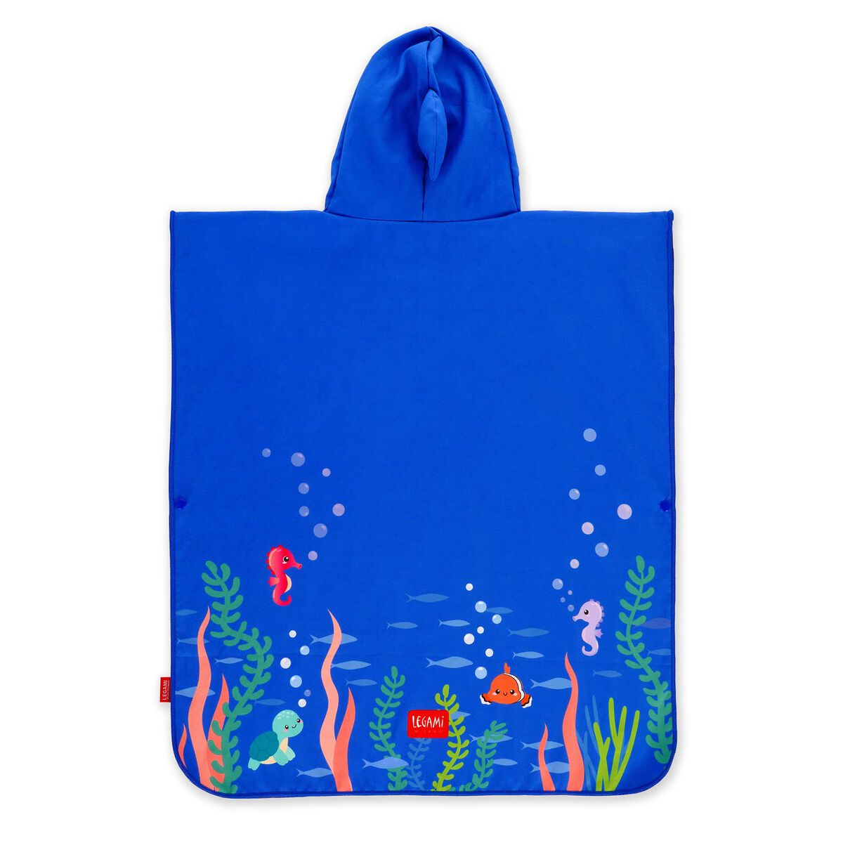 Legami. Shark Towelling Poncho For Kids - Kids Poncho