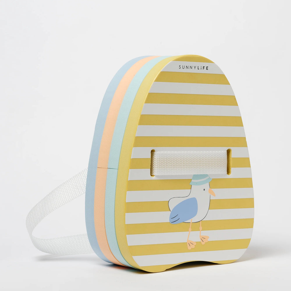 SunnyLife. Σωσίβιο πλάτης Sammy the Seagull Mustard Stripe