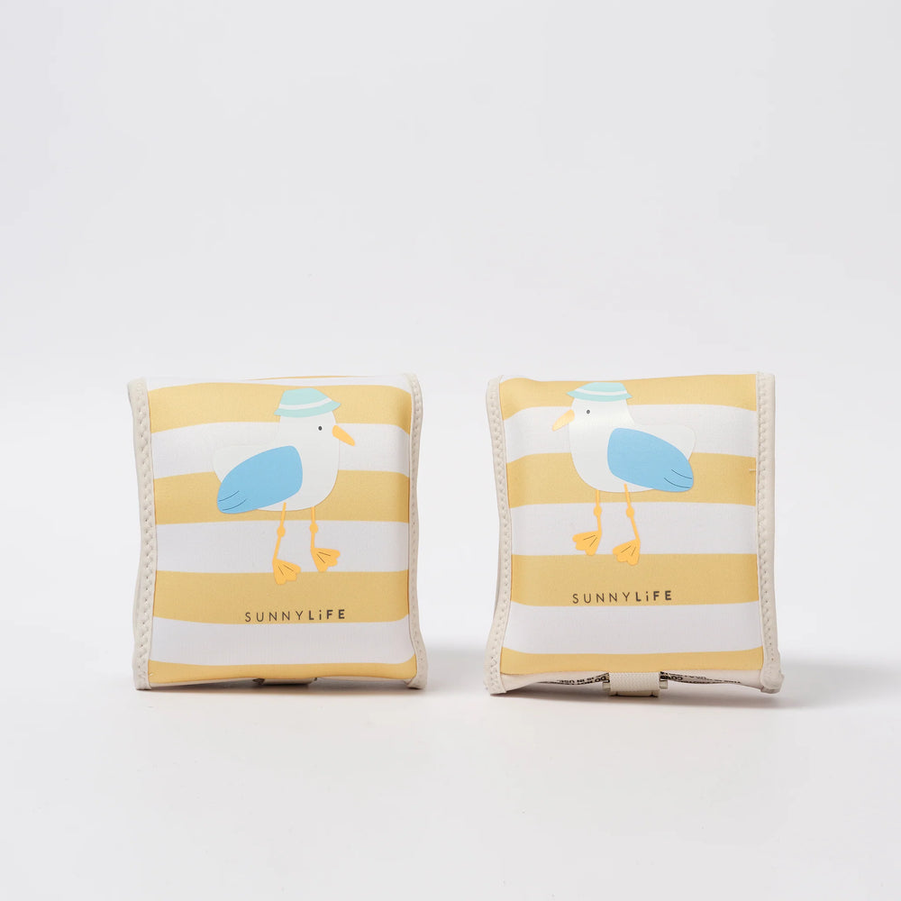 SunnyLife. Μπρατσάκια Sammy the Seagull Mustard Stripe