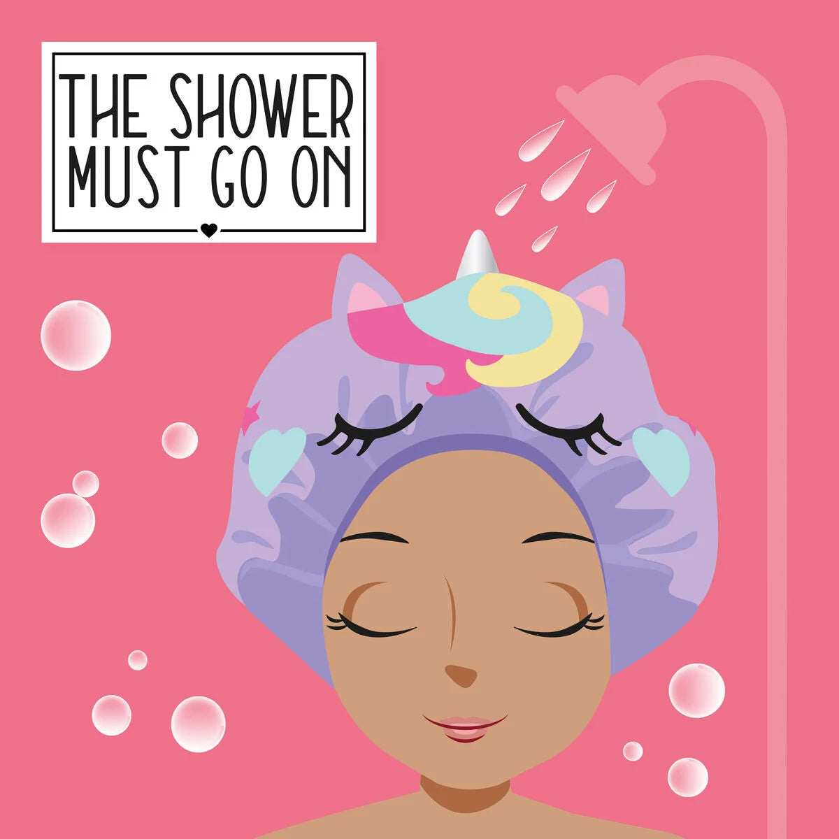 Unicorn Shower Cap - The Shower Must Go On