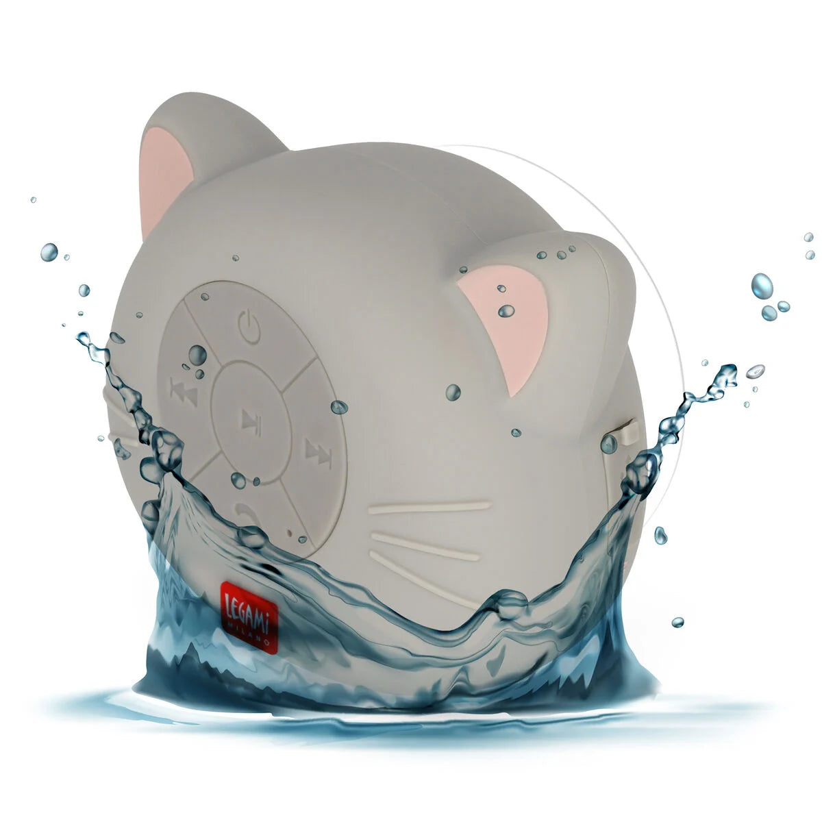 Legami Kitty Water-Resistant Bluetooth® Hands-Free Speaker - Singing In The Shower