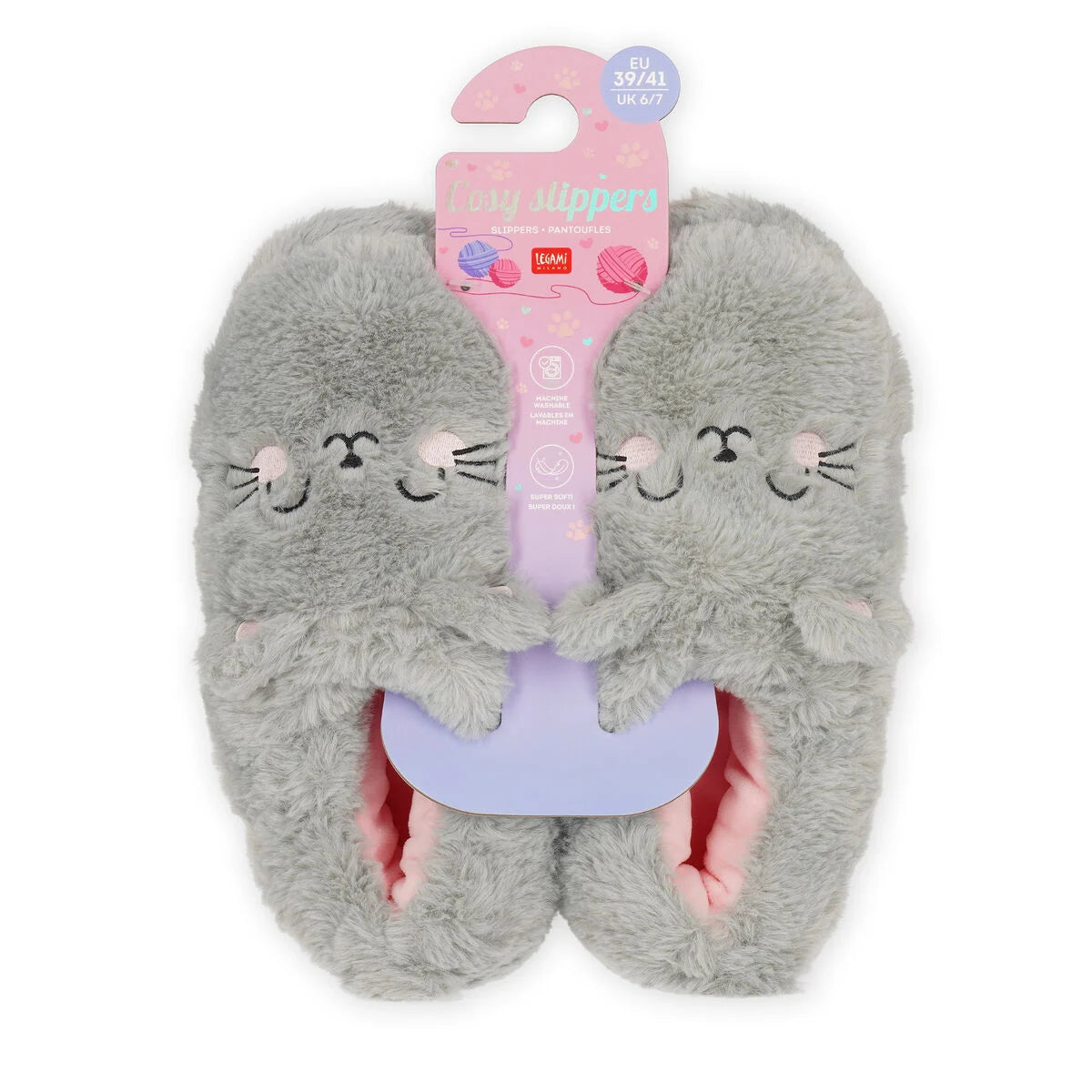 Legami.Slippers - Kitty Medium - Cosy Slippers