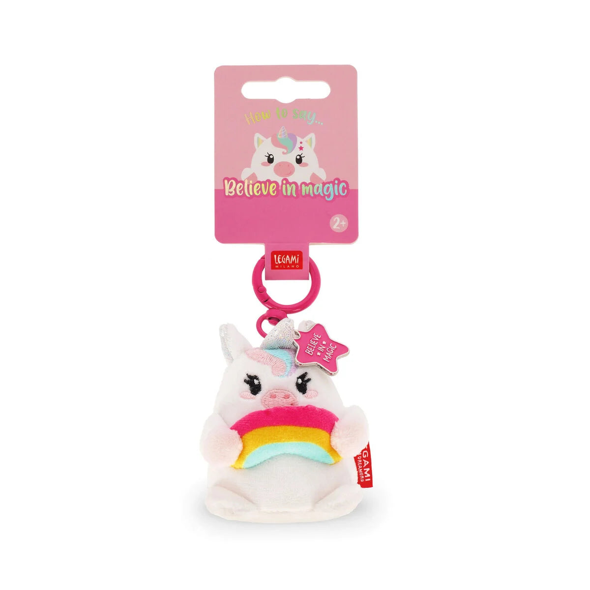 Legami Plush – Super Soft Tiny Unicorn Keyring