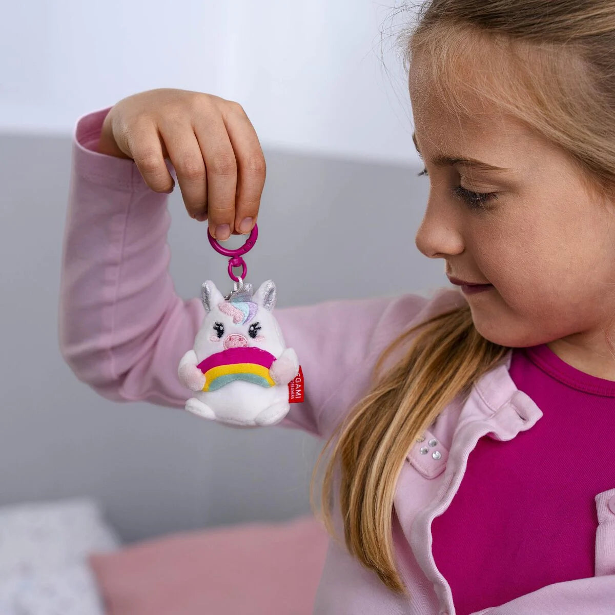 Legami Plush – Super Soft Tiny Unicorn Keyring