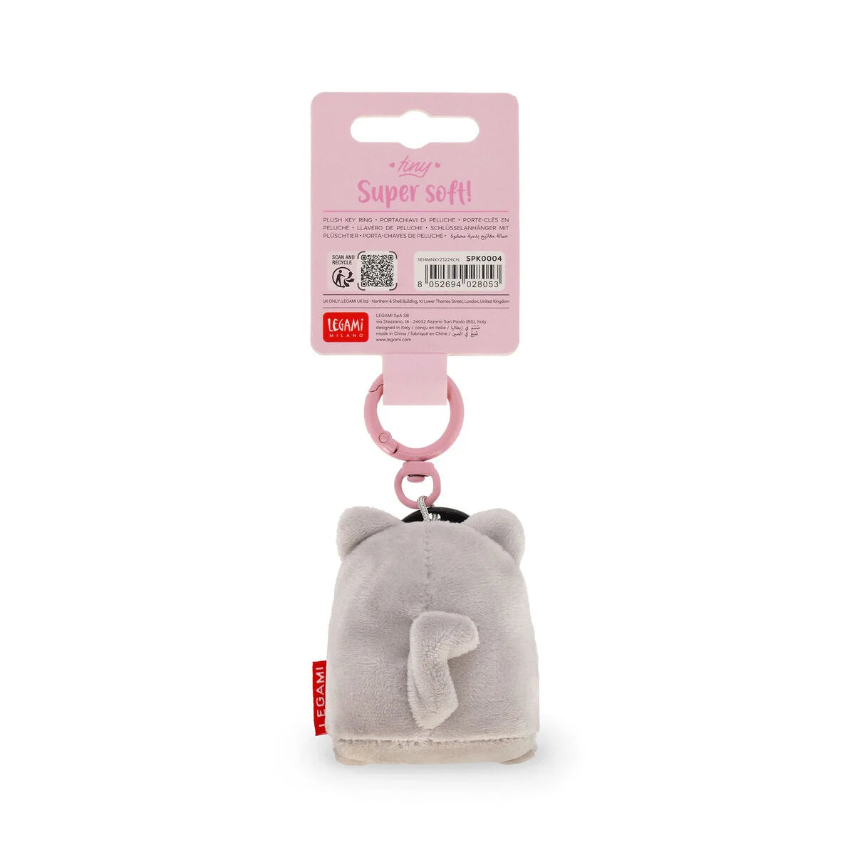 Legami Plush – Super Soft Tiny Kitty Keyring