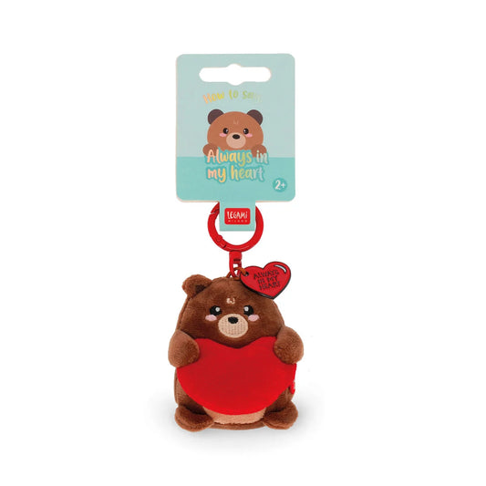 Legami Plush – Super Soft! - Tiny - Teddy Bear -Keyring