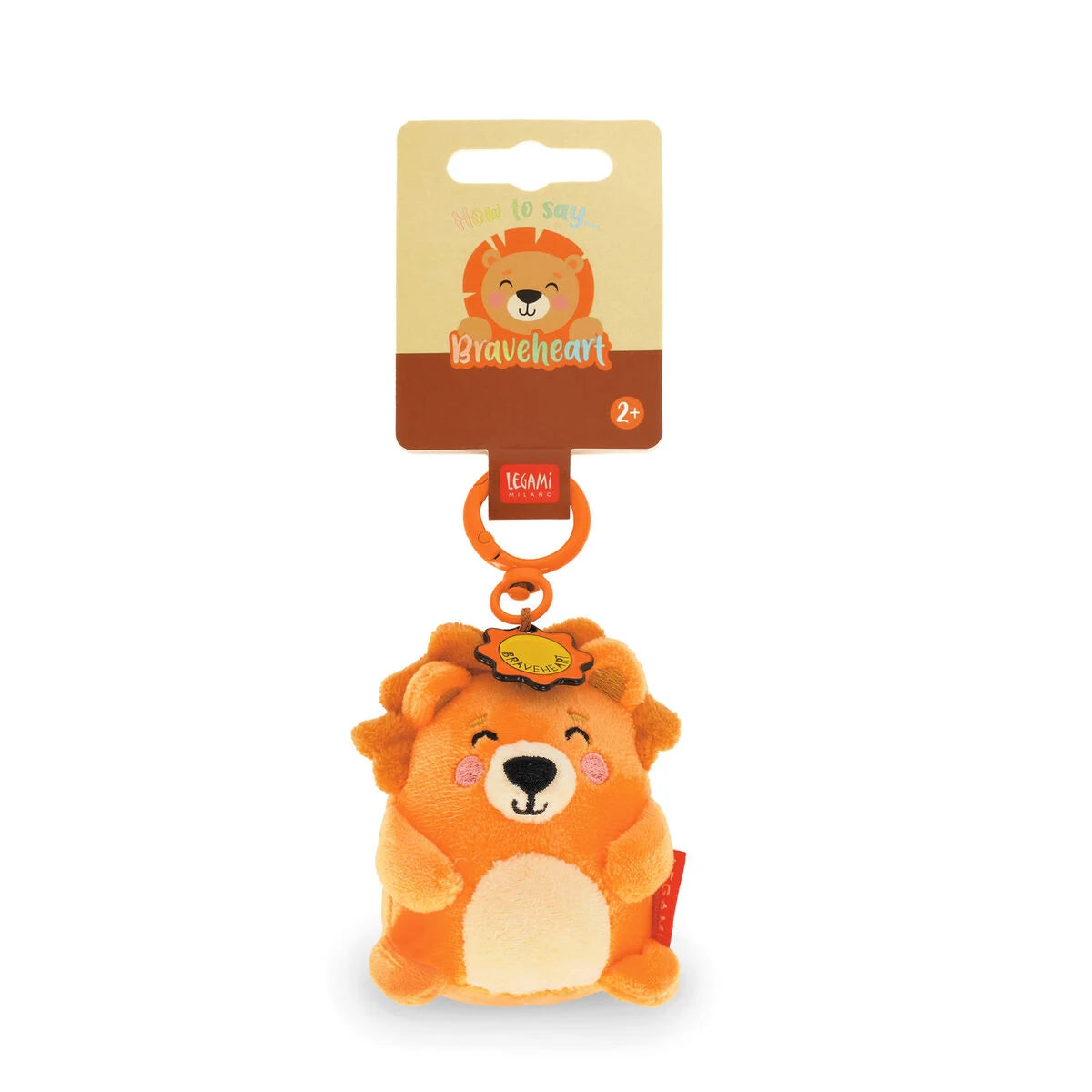 Legami Plush – Super Soft! - Tiny - Lion Keyring