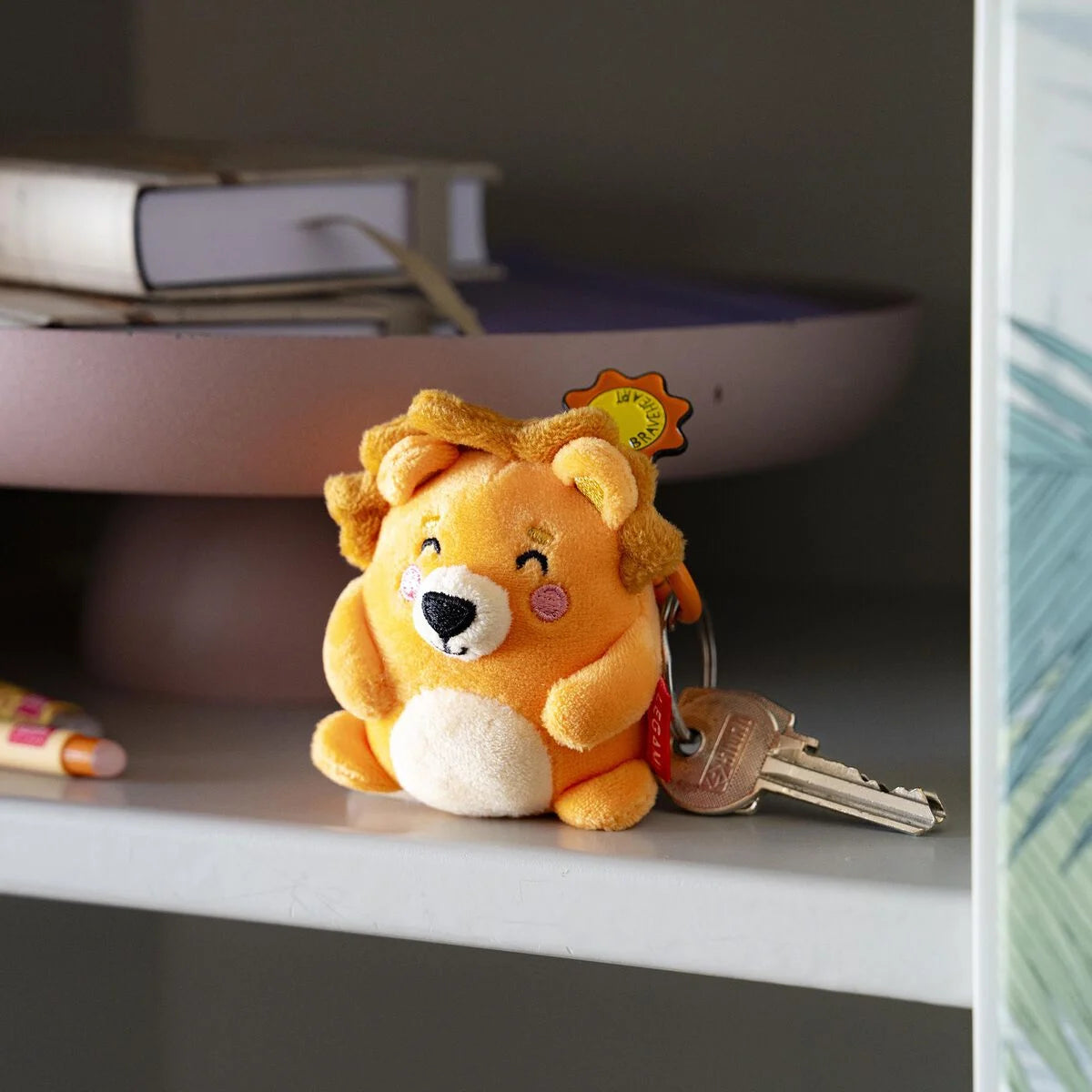 Legami Plush – Super Soft! - Tiny - Lion Keyring
