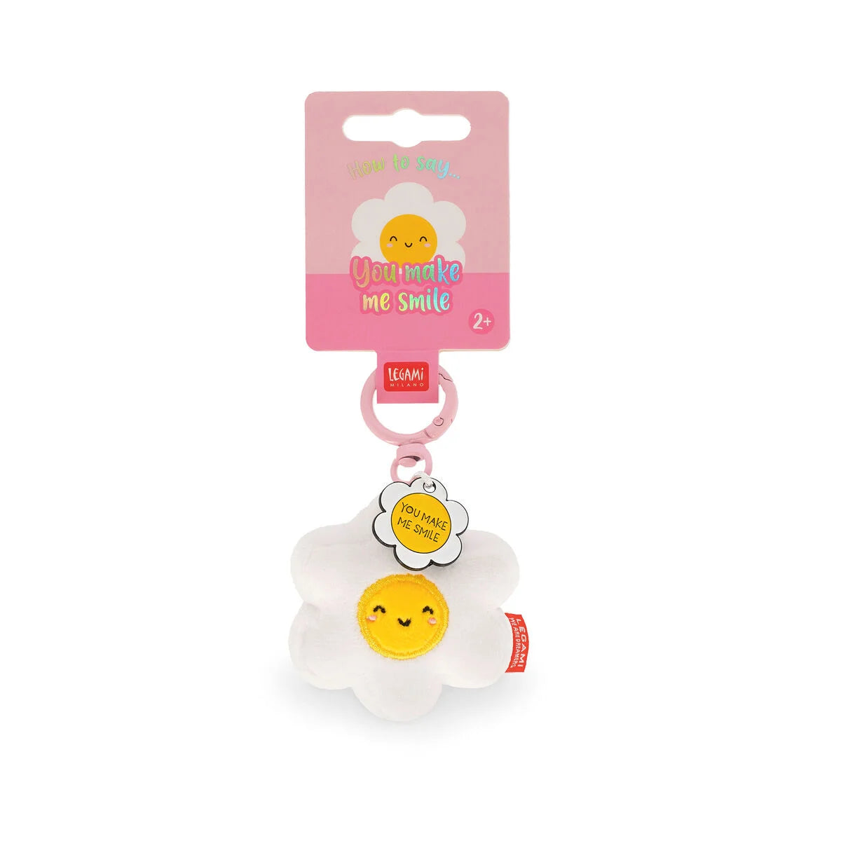 Legami Plush – Super Soft! - Tiny - Daisy -Keyring