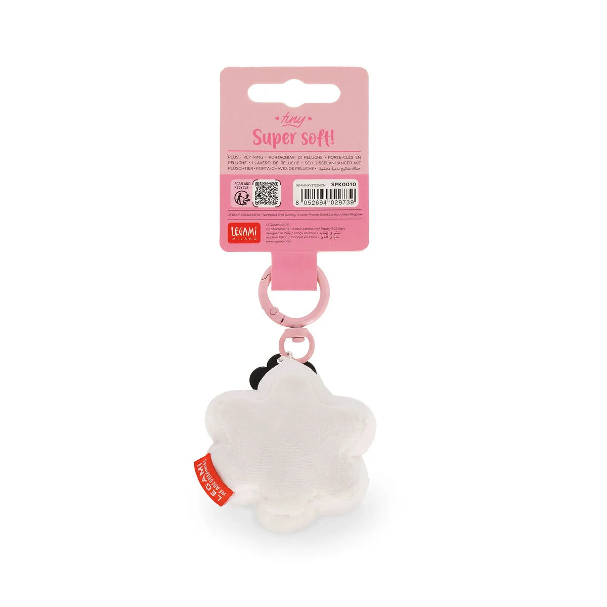 Legami Plush – Super Soft! - Tiny - Daisy -Keyring