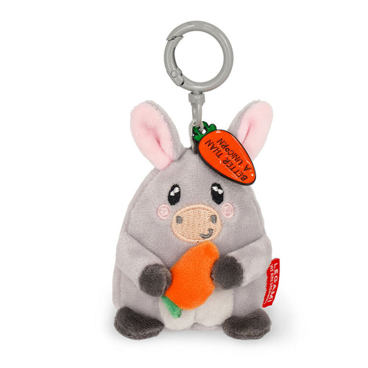 Legami Super Soft Tiny Donkey Keyring