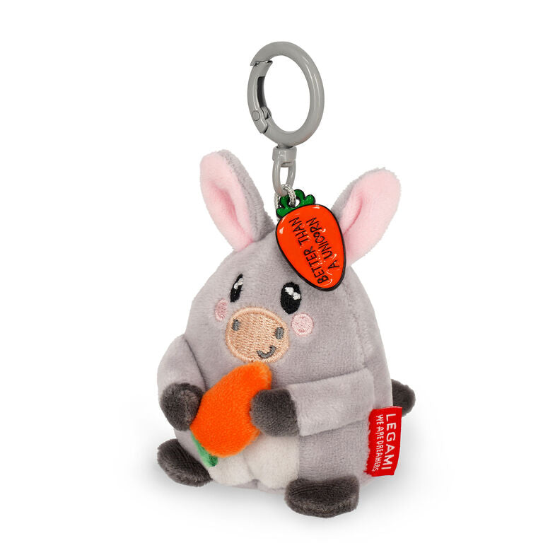 Legami Super Soft Tiny Donkey Keyring