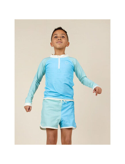 KiETLA: Σορτσάκι με προστασία UPF 50+ Blue/Stripe (2-4 ετών)