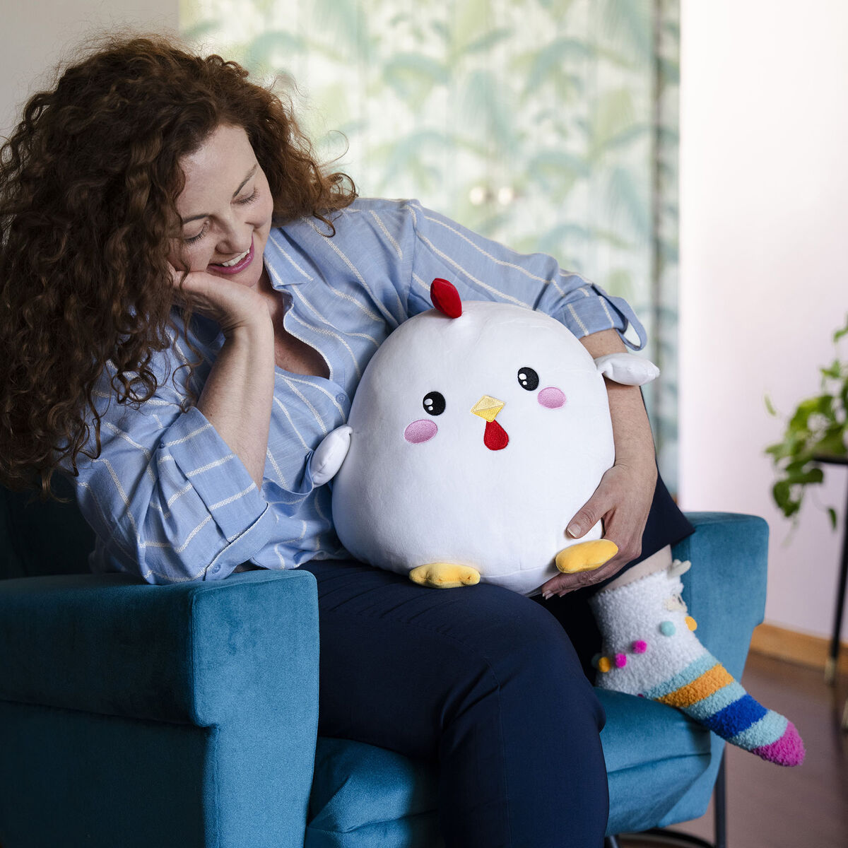 Legami Plush – Pillow - Super Soft! - Hen