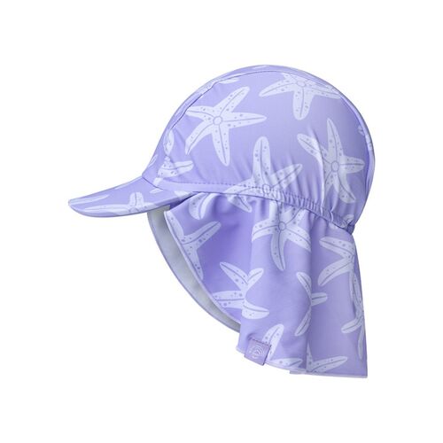 Swim Essentials Βαμβακερό καπέλο, τύπου λεγεωνάριου, με προστασία UPF50+ "Lila sea Star"