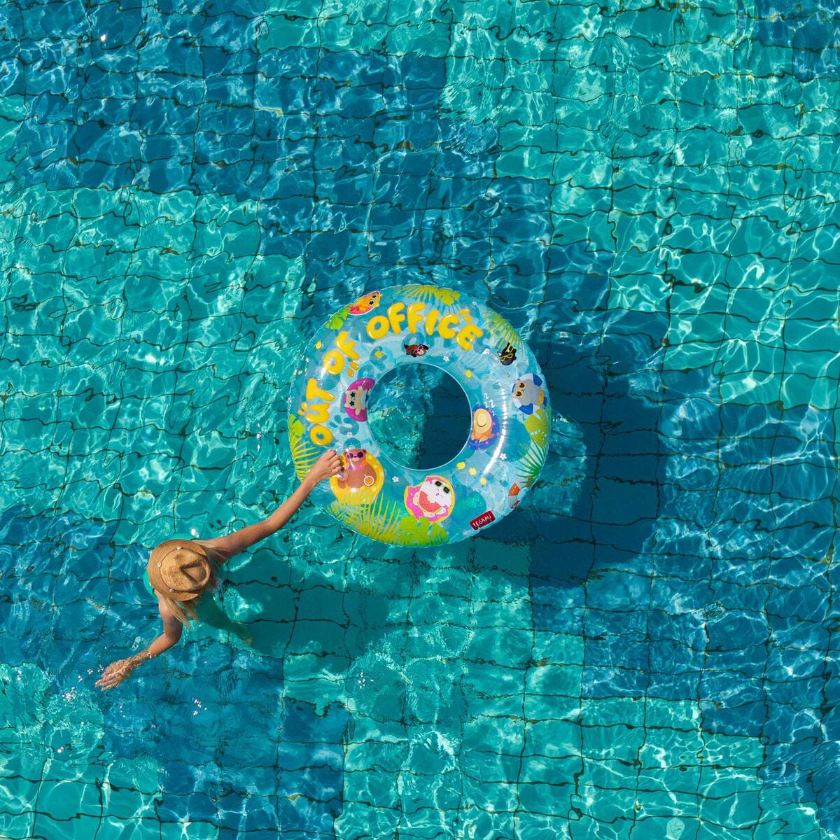 Legami. Out of Office Maxi Inflatable Pool Ring - Maxi Pool Ring