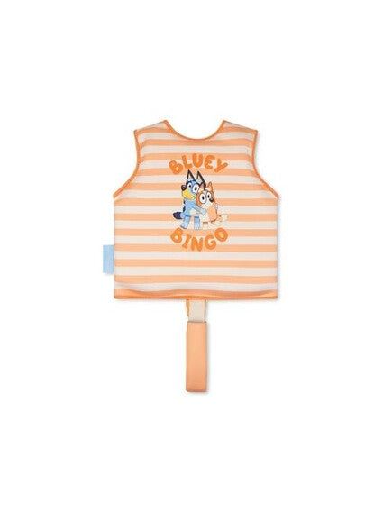 Swim Essentials: Σωσίβιο γιλέκο κολύμβησης με ιμάντα ασφαλείας για παιδιά 1-2 & 2-3 ετών "Bluey"