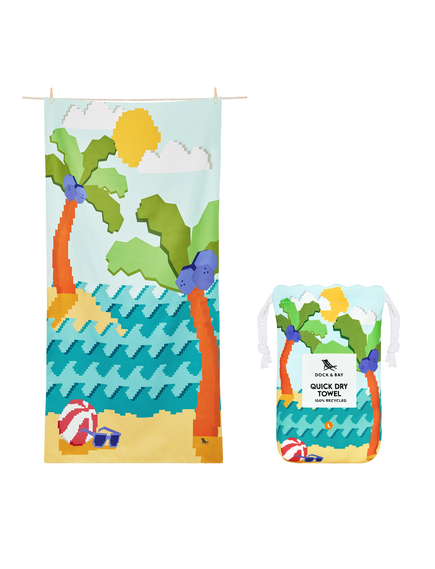 Dock & Bay: Παιδική Πετσέτα θαλάσσης Quickdry - Build-A-Beach Microfiber (Μικροϊνες)