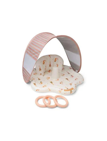 Swim Essentials: Στρώμα νερού με σκίαστρο Ø76 cm - Mermaid Bubbles