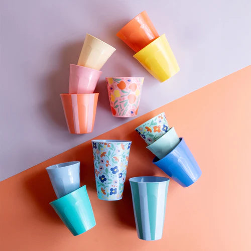 KOZIOL NORA CUP L STRIPES SWEET BLUE