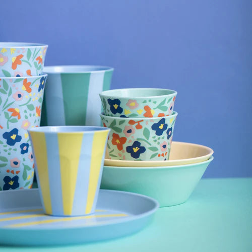 KOZIOL. NORA CUP S STRIPES SWEET BLUE