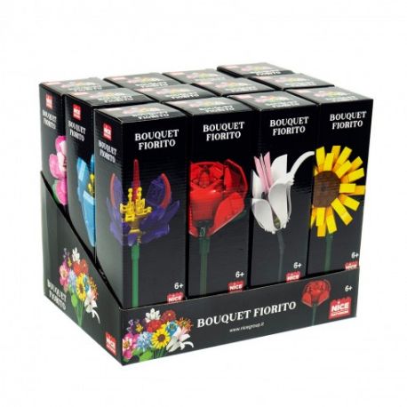 Girabrilla.Κατασκευή λουλουδιών με τουβλάκια