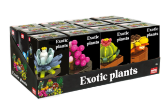 Girabrilla.Κατασκευή εξωτικών φυτών με τουβλάκια