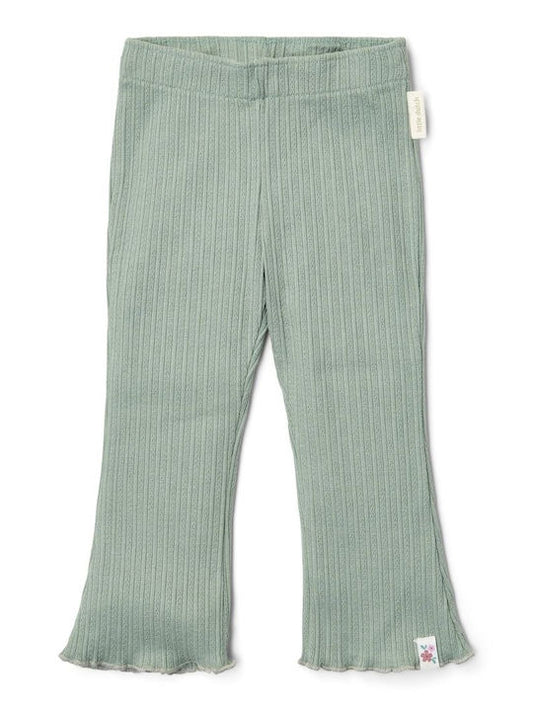 LITTLE DUTCH. Παντελονάκι καμπάνα Garden Green