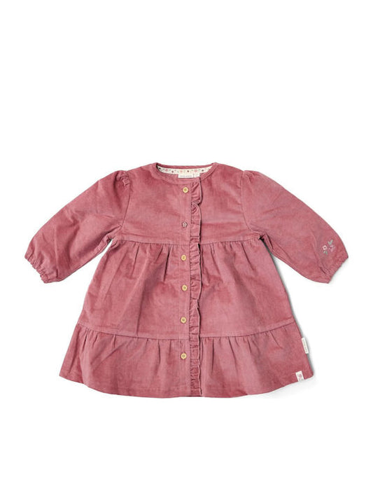 LITTLE DUTCH. Φορεματάκι μακρυμάνικο Rouge