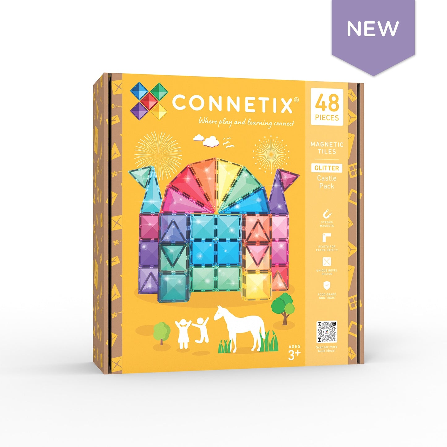 CONNETIX. Glitter Castle Pack 48 pc