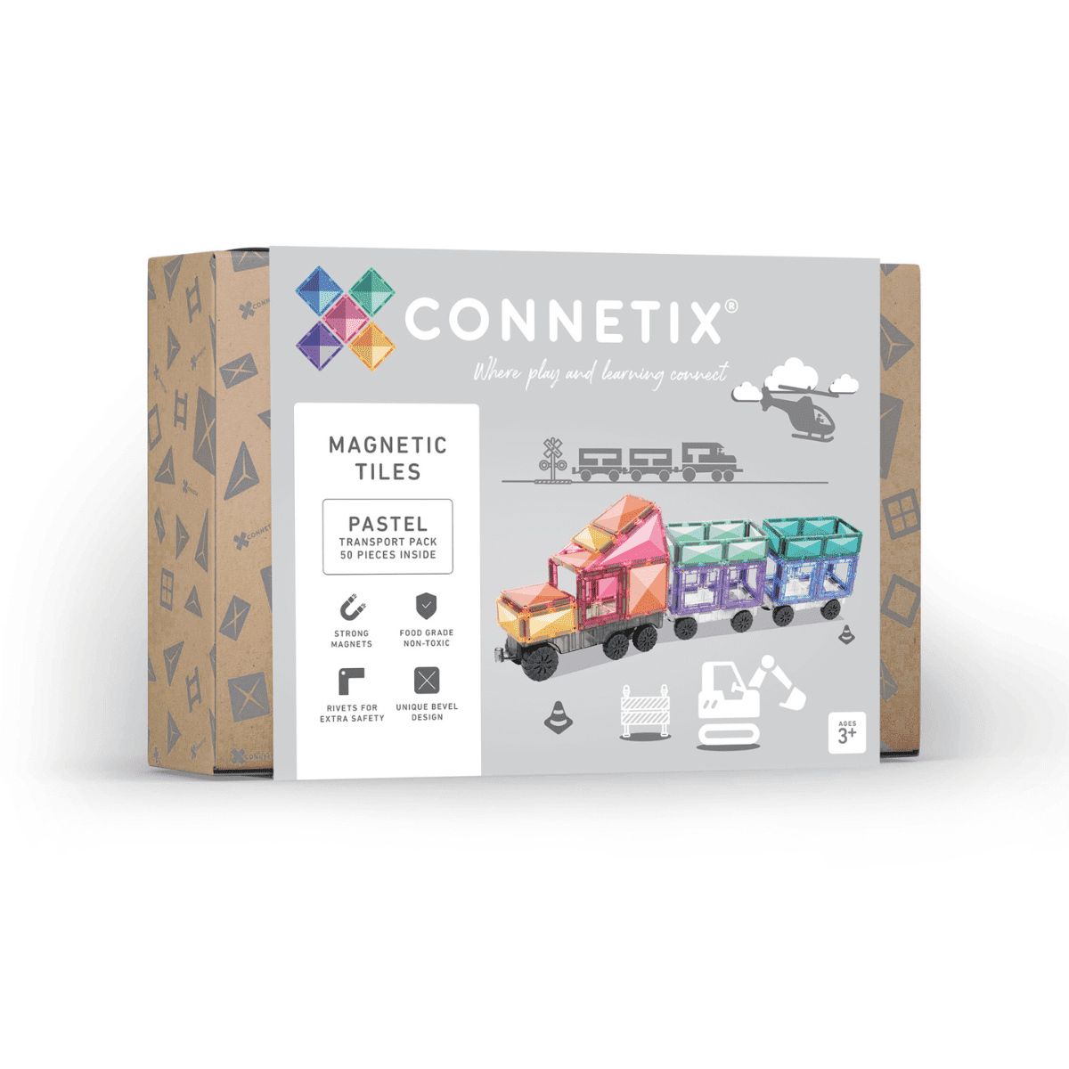 CONNETIX. Pastel Transport Pack 50 pc