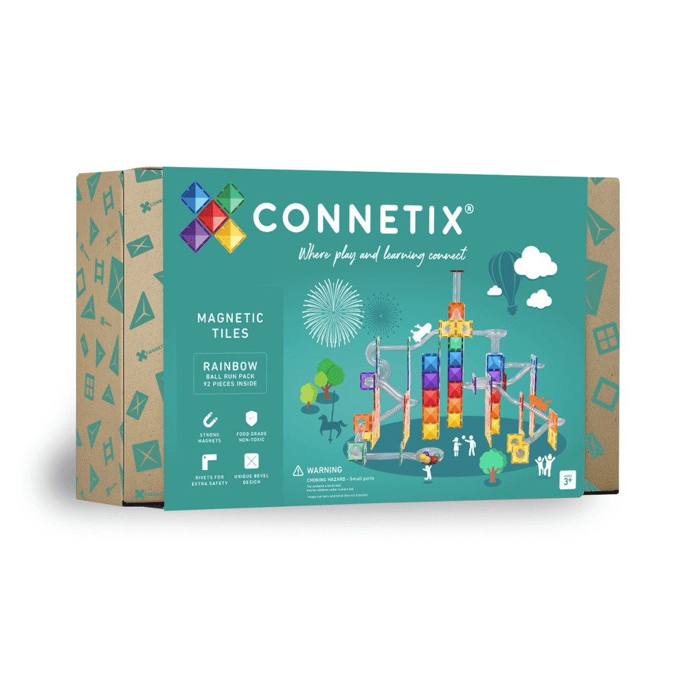 CONNETIX. Rainbow Ball Run Pack 92 pc