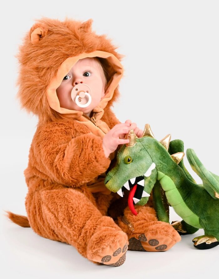 Den Goda Fen. Jumpsuit lion bebe